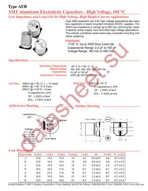 AEB336M2ER44B-F datasheet  